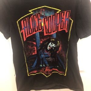 Alice Cooper Black Tshirt SZ S